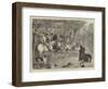 Stag Hunting in Surrey, Taking the Deer, Shackleford Pond-Basil Bradley-Framed Giclee Print