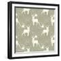 Stag in the Sun IV-Katie O'Shea-Framed Art Print