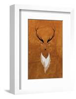 Stag - Jethro Wilson Contemporary Wildlife Print-Jethro Wilson-Framed Giclee Print