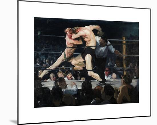 Stag Night at Sharkey's-George Wesley Bellows-Mounted Premium Giclee Print