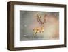 Stag of Winter-Claire Westwood-Framed Art Print