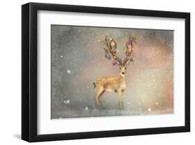 Stag of Winter-Claire Westwood-Framed Art Print