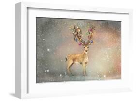 Stag of Winter-Claire Westwood-Framed Art Print