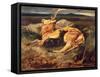 Stag-Edwin Henry Landseer-Framed Stretched Canvas