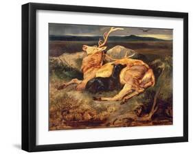 Stag-Edwin Henry Landseer-Framed Giclee Print