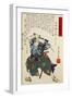 Stage Actor in a Warrior Costume, 1769-1825-Utagawa Toyokuni-Framed Giclee Print