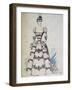 Stage Costume for Adriana Lecouvreur-Eugene Scribe-Framed Giclee Print