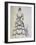 Stage Costume for Adriana Lecouvreur-Eugene Scribe-Framed Giclee Print