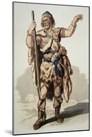 Stage Costume for Fasolt, Character from the Rhine Gold by Richard Wagner, 1876-Carl Friedrich Wilhelm Trautschold-Mounted Giclee Print