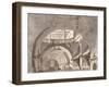 Stage Design for a Theatre Play, 1800S-Pietro Gonzaga-Framed Giclee Print