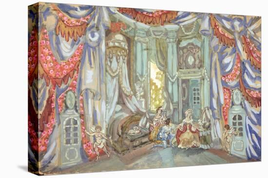 Stage Design for Beaumarchais" "Marriage of Figaro", 1915-Sergei Yurevich Sudeikin-Stretched Canvas