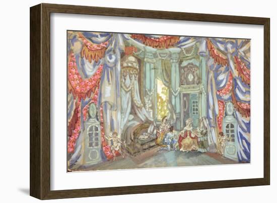 Stage Design for Beaumarchais" "Marriage of Figaro", 1915-Sergei Yurevich Sudeikin-Framed Giclee Print