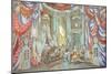 Stage Design for Beaumarchais" "Marriage of Figaro", 1915-Sergei Yurevich Sudeikin-Mounted Giclee Print