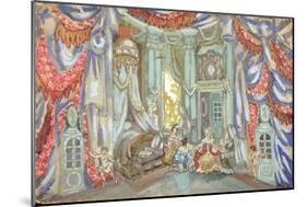 Stage Design for Beaumarchais" "Marriage of Figaro", 1915-Sergei Yurevich Sudeikin-Mounted Giclee Print