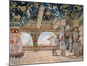 Stage Design For Nikolai Rimsky-Korsakov's Opera The Snow Maiden, 1883-Victor Mikhailovich Vasnetsov-Mounted Giclee Print