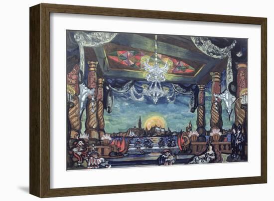 Stage Design for Offenbach's "Tales of Hoffman", 1915-Sergei Yurevich Sudeikin-Framed Giclee Print