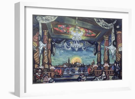 Stage Design for Offenbach's "Tales of Hoffman", 1915-Sergei Yurevich Sudeikin-Framed Giclee Print