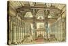 Stage Design for the Ballet Caesar in Egypt by G. Haendel, 1834-Andreas Leonhard Roller-Stretched Canvas