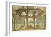 Stage Design for the Ballet Caesar in Egypt by G. Haendel, 1834-Andreas Leonhard Roller-Framed Giclee Print