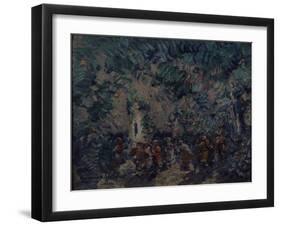 Stage Design for the Ballet Corsair by A. Adam, 1911-Konstantin Alexeyevich Korovin-Framed Giclee Print