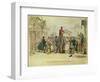 Stage Design for the Ballet La Esmeralda by C. Pugni, 1849-Adolf Charlemagne-Framed Giclee Print