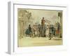 Stage Design for the Ballet La Esmeralda by C. Pugni, 1849-Adolf Charlemagne-Framed Giclee Print