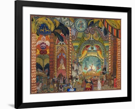 Stage Design for the Ballet the Firebird by I. Stravinsky-null-Framed Giclee Print