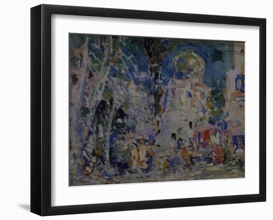 Stage Design for the Ballet the Scarlet Pimpernel by F. Hartman, 1911-Konstantin Alexeyevich Korovin-Framed Giclee Print