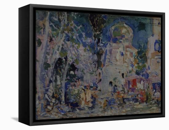 Stage Design for the Ballet the Scarlet Pimpernel by F. Hartman, 1911-Konstantin Alexeyevich Korovin-Framed Stretched Canvas