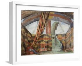 Stage Design for the Bride of Dionysus-Charles Ricketts-Framed Giclee Print