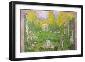 Stage Design for the Christoph Gluck's Opera "Orpheo Ed Euridice", 1911-Aleksandr Jakovlevic Golovin-Framed Giclee Print