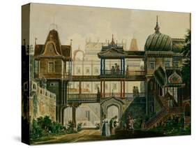 Stage Design for the Opera Askold's Grave by A. Verstovski, 1841-Andreas Leonhard Roller-Stretched Canvas