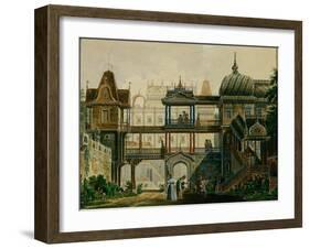 Stage Design for the Opera Askold's Grave by A. Verstovski, 1841-Andreas Leonhard Roller-Framed Giclee Print