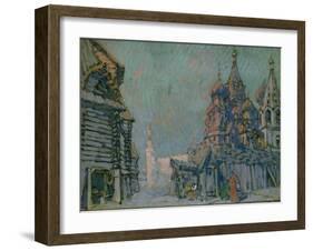 Stage Design for the Opera Khovanshchina by M. Musorgsky, 1911-Konstantin Alexeyevich Korovin-Framed Giclee Print