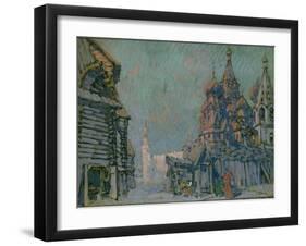 Stage Design for the Opera Khovanshchina by M. Musorgsky, 1911-Konstantin Alexeyevich Korovin-Framed Giclee Print