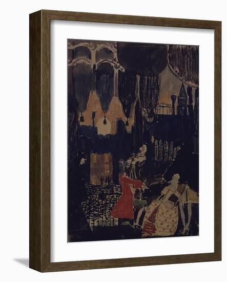 Stage Design for the Opera Mozart and Salieri by N. Rimski-Korsakov, 1902-Alexander Yakovlevich Golovin-Framed Giclee Print