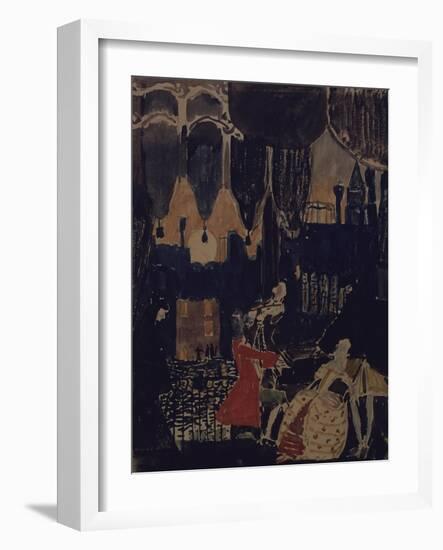 Stage Design for the Opera Mozart and Salieri by N. Rimski-Korsakov, 1902-Alexander Yakovlevich Golovin-Framed Giclee Print