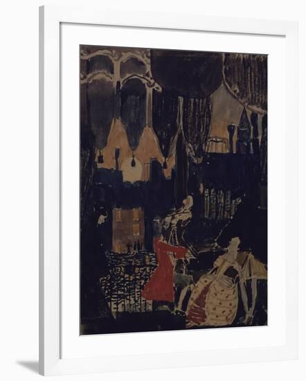 Stage Design for the Opera Mozart and Salieri by N. Rimski-Korsakov, 1902-Alexander Yakovlevich Golovin-Framed Giclee Print