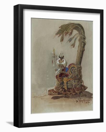 Stage Design for the Opera Ruslan and Lyudmila by M. Glinka-Viktor Alexandrovich Hartmann-Framed Giclee Print