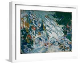 Stage Design for the Opera Sadko by N. Rimsky-Korsakov, 1906-Konstantin Alexeyevich Korovin-Framed Giclee Print