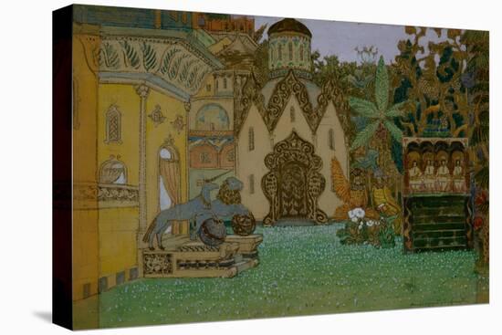 Stage Design for the Opera the Legend of the Invisible City of Kitezh and the Maiden Fevronia, 1907-Appolinari Mikhaylovich Vasnetsov-Stretched Canvas