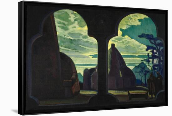 Stage Design for the Opera Tristan and Isolde by R. Wagner, 1912-Nicholas Roerich-Framed Stretched Canvas