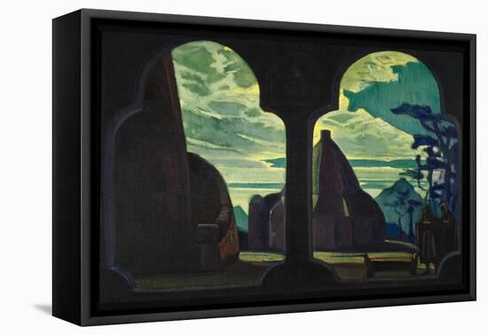 Stage Design for the Opera Tristan and Isolde by R. Wagner, 1912-Nicholas Roerich-Framed Stretched Canvas
