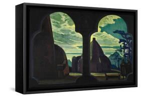 Stage Design for the Opera Tristan and Isolde by R. Wagner, 1912-Nicholas Roerich-Framed Stretched Canvas