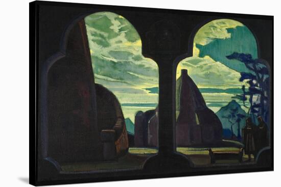 Stage Design for the Opera Tristan and Isolde by R. Wagner, 1912-Nicholas Roerich-Stretched Canvas