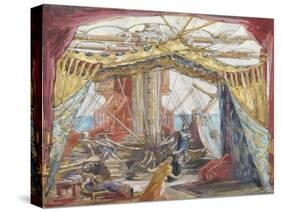 Stage Design for the Opera Tristan and Isolde by R. Wagner-Marià Fortuny-Stretched Canvas