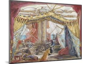 Stage Design for the Opera Tristan and Isolde by R. Wagner-Marià Fortuny-Mounted Giclee Print