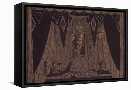Stage Design for the Play Don Juan by J.-B. Molliére, 1910-Alexander Yakovlevich Golovin-Framed Stretched Canvas