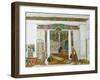 Stage Design for the Play 'The Storm, by Alexander Ostrovsky, 1916-Aleksandr Golovin-Framed Giclee Print