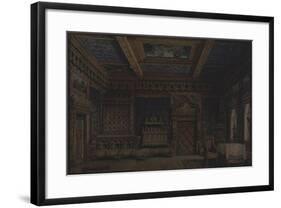 Stage Design for the Theatre Play Death of Ivan the Terrible by A. Tolstoy-Matvei Andreyevich Shishkov-Framed Giclee Print
